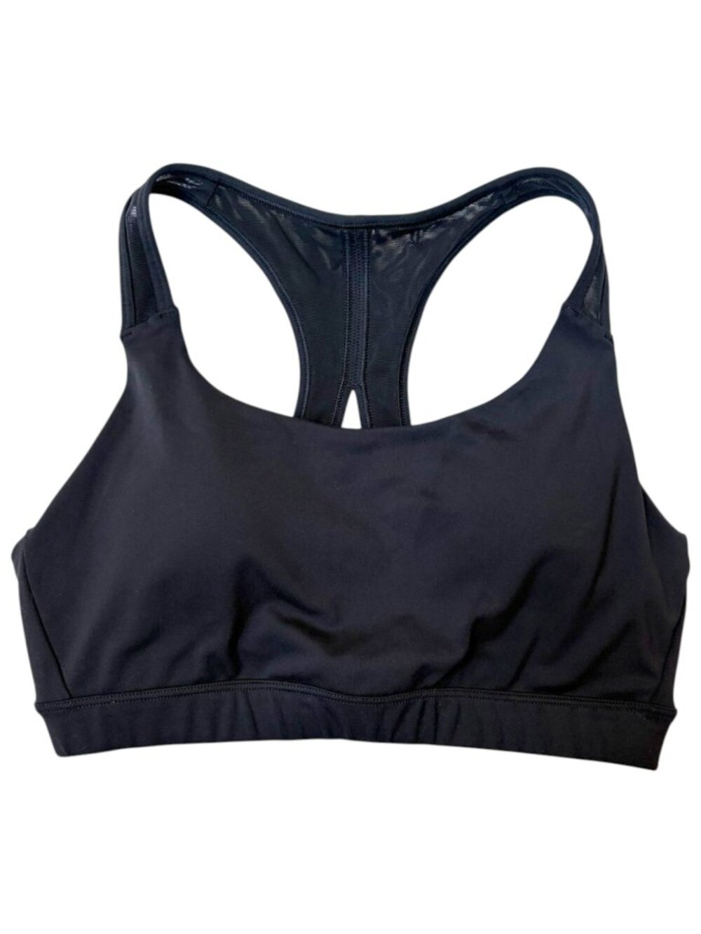 Athleta Black Racerback Sports Bra Small D/DD